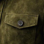 Veste col montant poches poitrine boutonnée pour homme