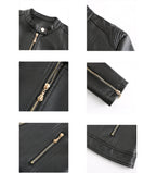 Veste col montant zippée détails épaules pour femme – vue 6