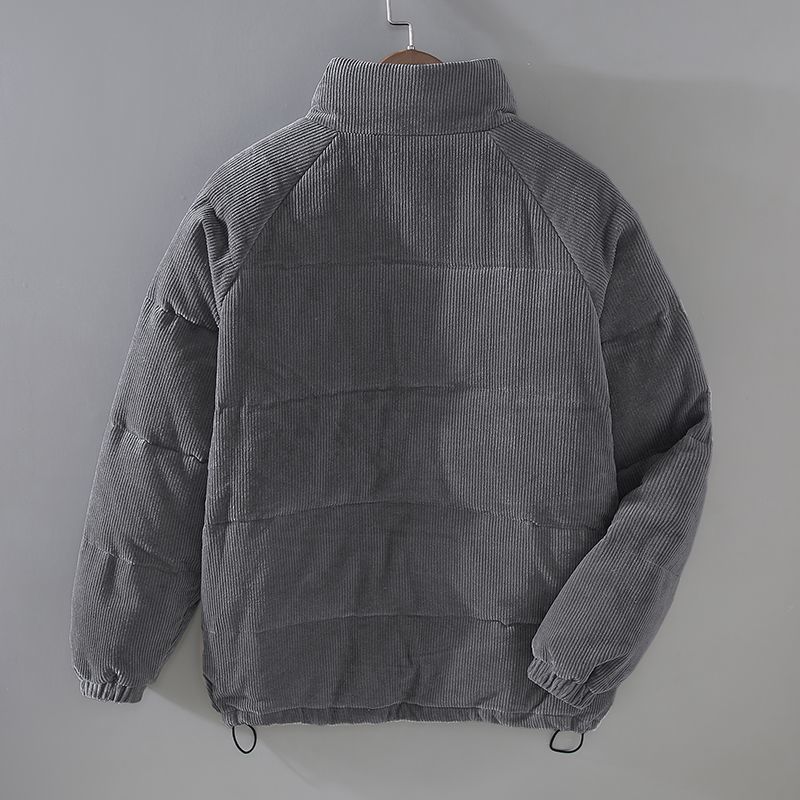 Veste matelassée col montant à poches pour homme
