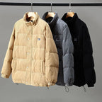 Veste matelassée col montant à poches pour homme – vue 2