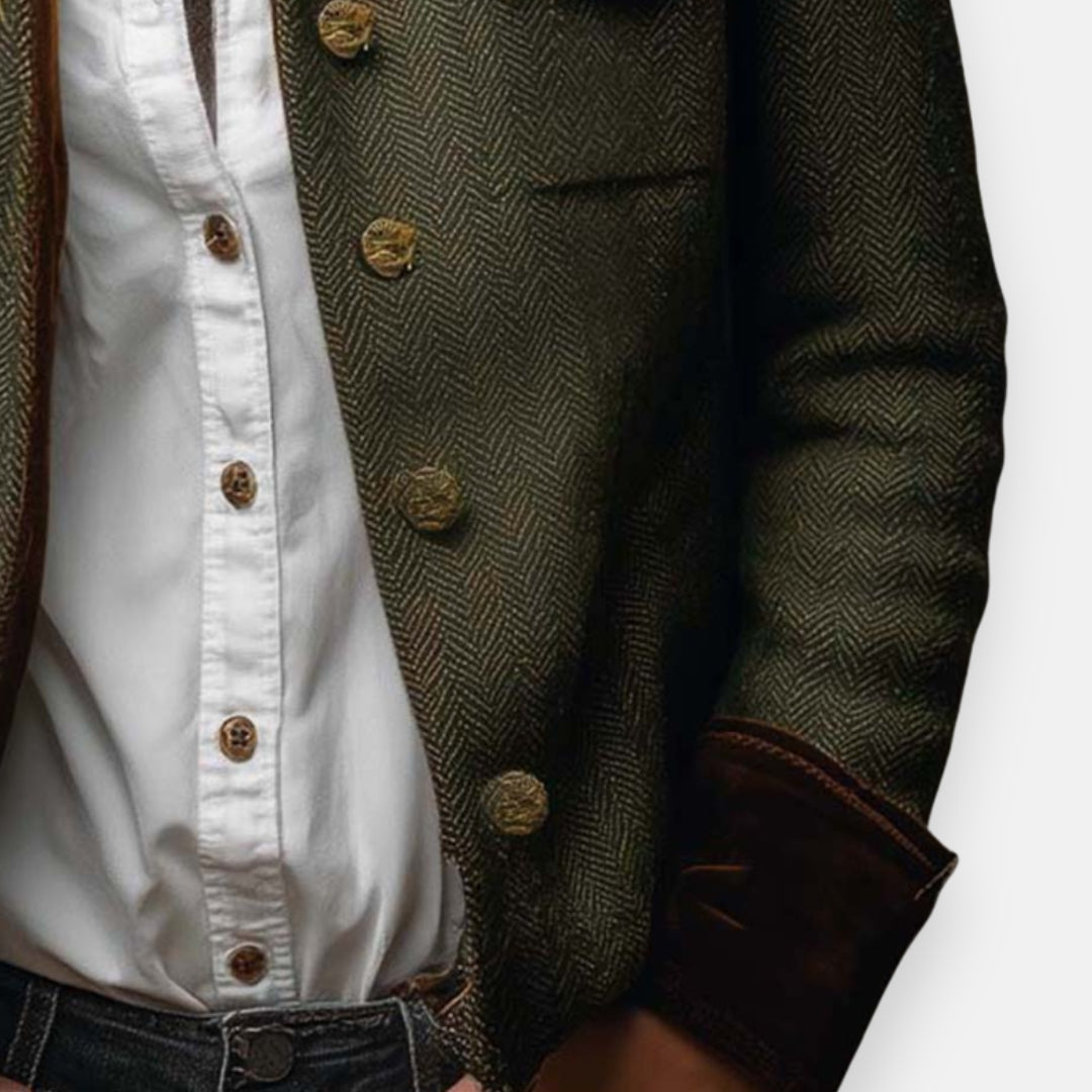 Veste structurée poches plaquées finitions contrastées pour femme