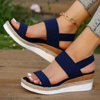 Vue arrière de la sandal espadrille