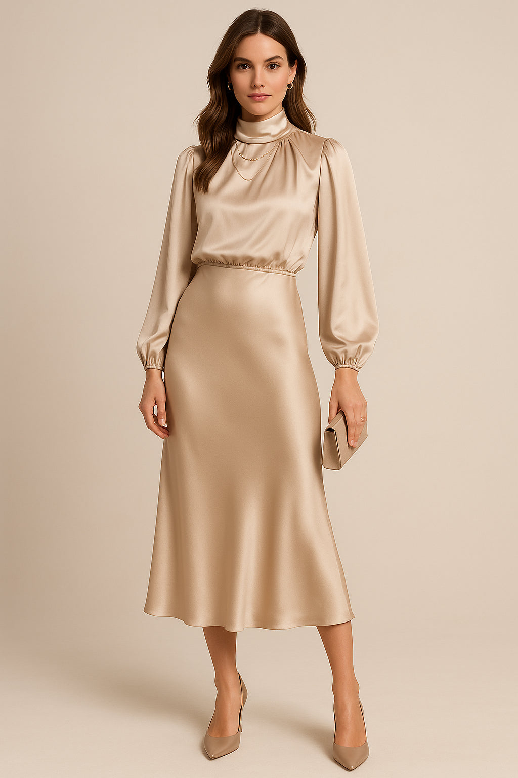 Robe complète pose debout jambes